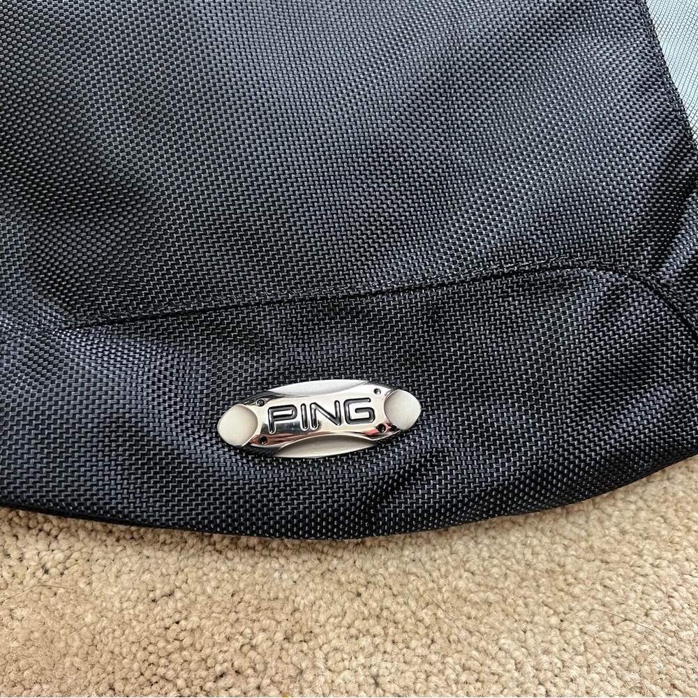PING Black AC Shoe Sack Bag Golfer Sporty - Picture 2 of 7